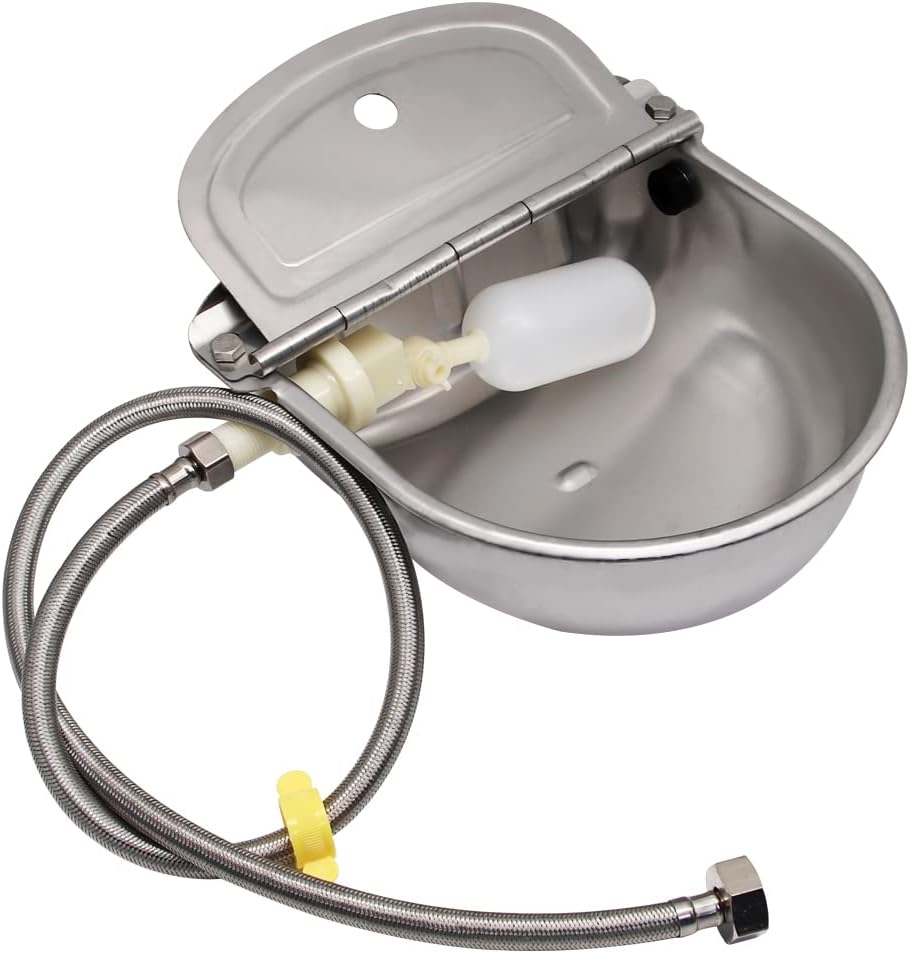 304 Stainless Steel Automatic Livestock Waterer with Float Valve