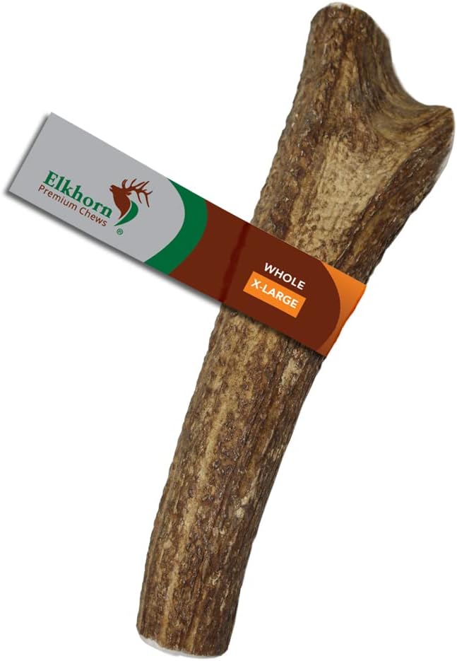 Elkhorn Premium Chews – X Large Whole Single Elk Antler Chew