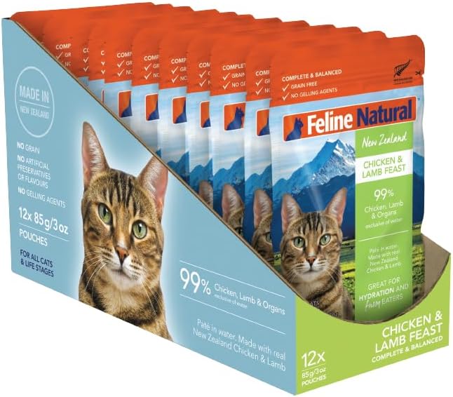 Feline Natural - Grain-Free High-Meat Pouch Cat Food