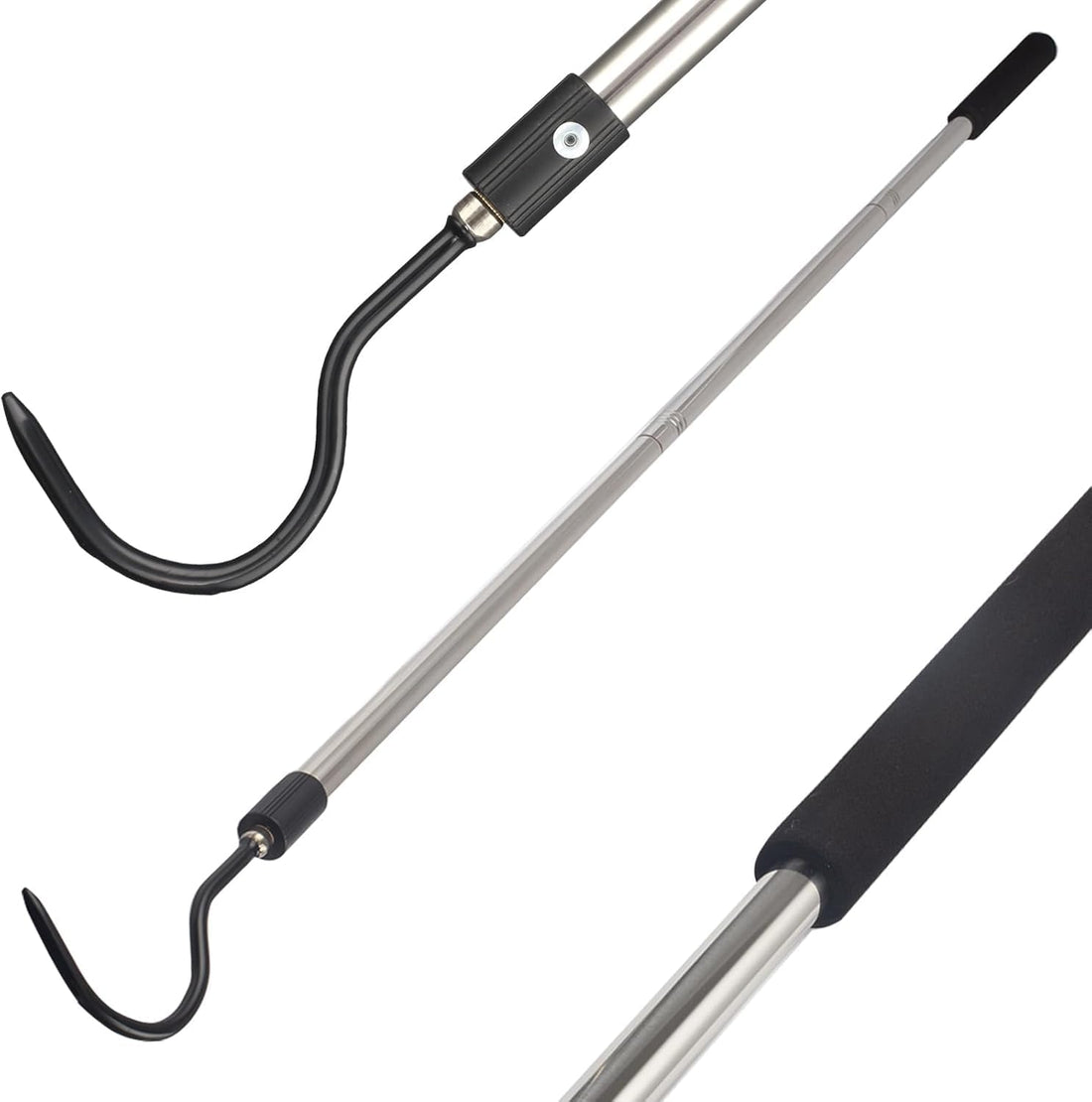 Snake Hook Heavy Duty, Snake Hook Retractable 35"-65" Catcher Hook