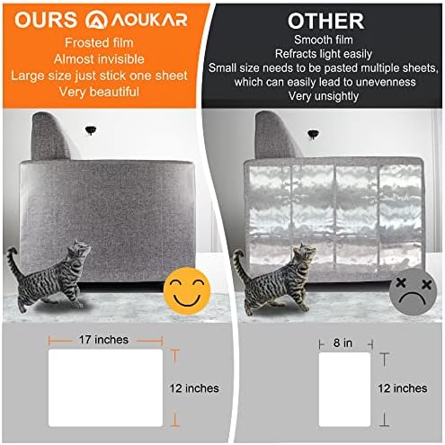 Anti-Cat Scratch Furniture Protector from Cats scratching-12-Pack NO