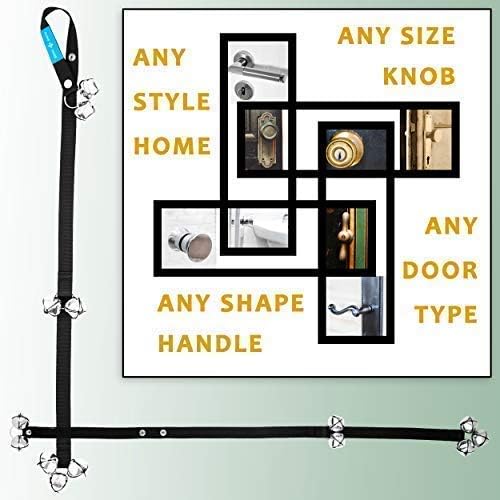 Duke & Dixie Dog Doorbells Training Potty 2 Pack Dog Bells Adjustable