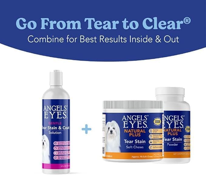 Angels' Eyes Tear Stain Remover Solution for Dogs, 8 fl oz