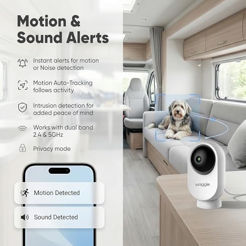 Waggle 4G LTE Pet Monitor Lite + RV Mini Camera