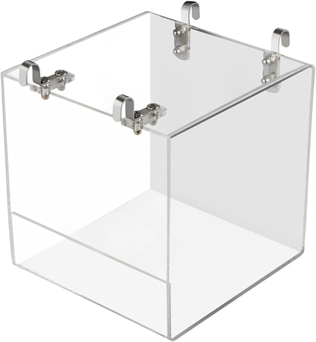 GURECOD Hanging Bird Bath Cube Bird Bathtub Bath Shower Box Bowl Cage
