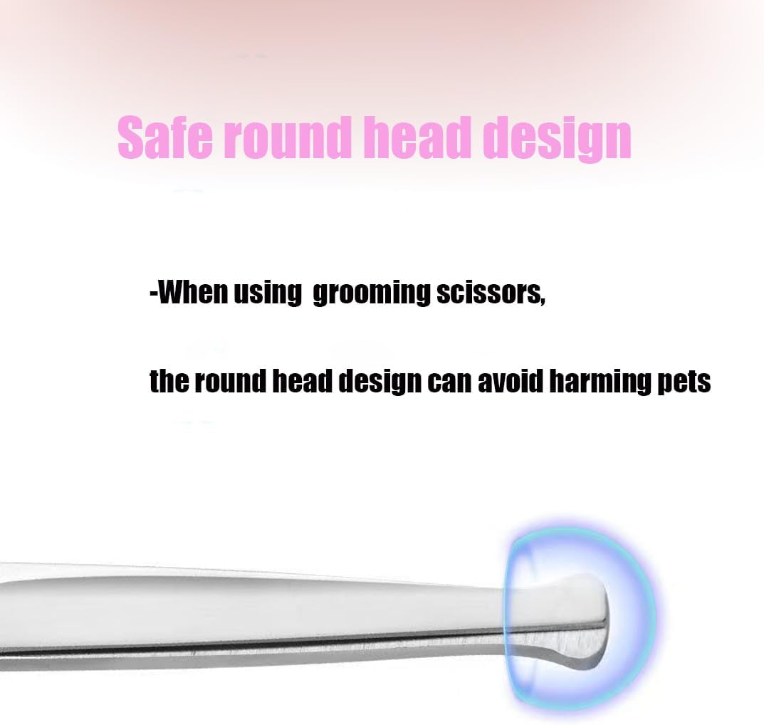 Dog Grooming Scissors, Stainless Steel Pet Grooming Scissors