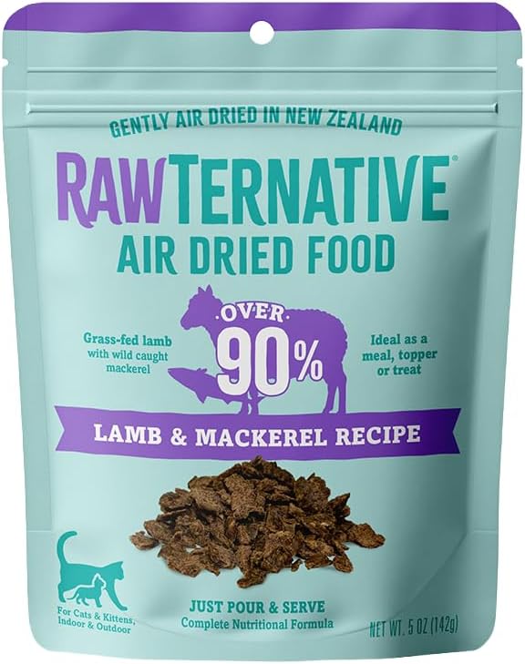 RawTernative Air‑Dried Cat Food, Beef & Chicken Recipe, 5 oz