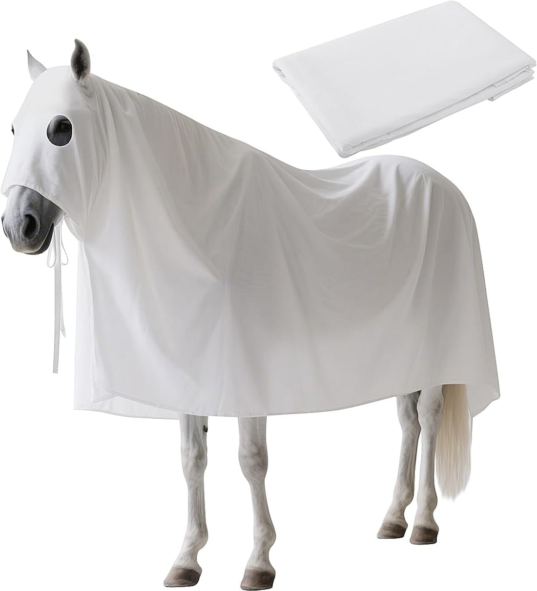RunNico Halloween Ghost Horse Costume