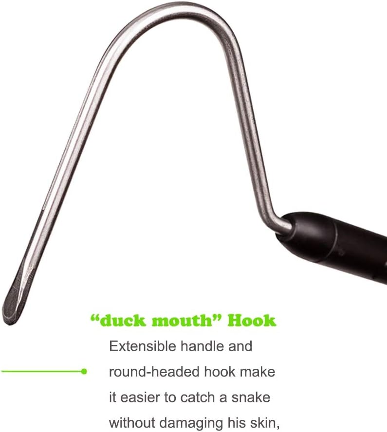 Snake Hooks 53in 25in Telescoping Reptile Handling Tool Set Dual Kit
