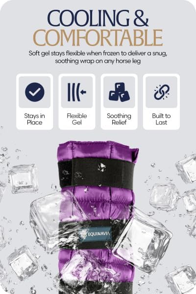 Equinavia Cool Relief Therapy Ice Wrap, Recovery Horse Ice Boots