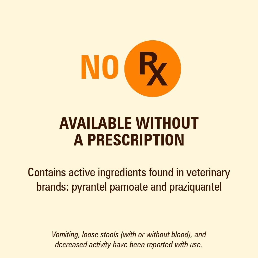 Worm X Plus 7 Way Liquid Dewormer for Dogs 2 oz Broad Spectrum Canine