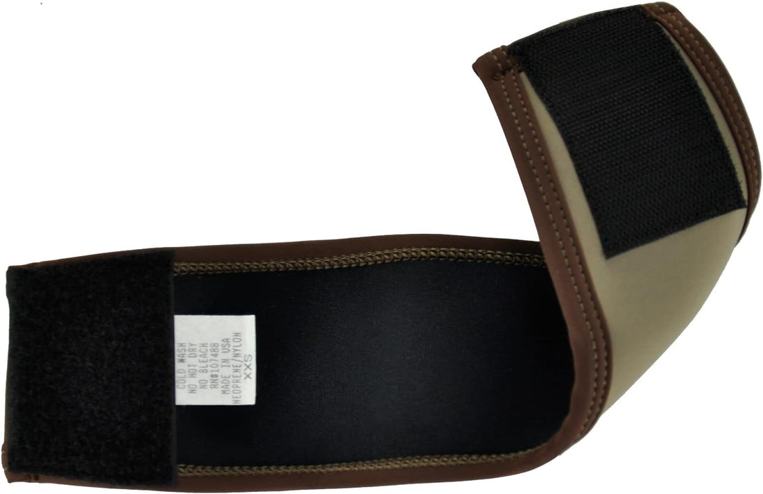 PlayaPup Male Dog Belly Band, Brown, XX-Small