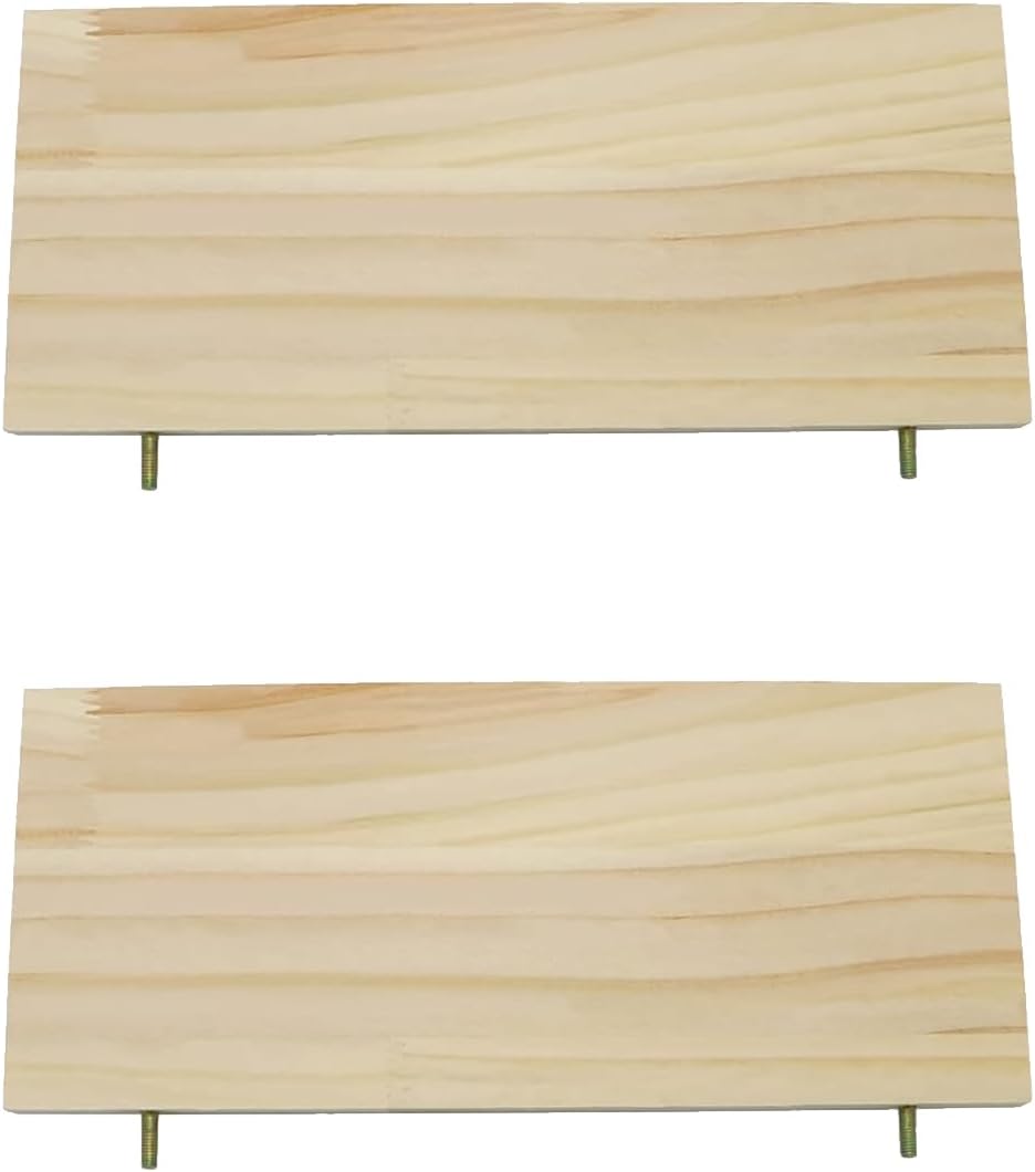 Litewoo Parrot Bird Wood Perch Platform Large Stand Shelf for Budgie