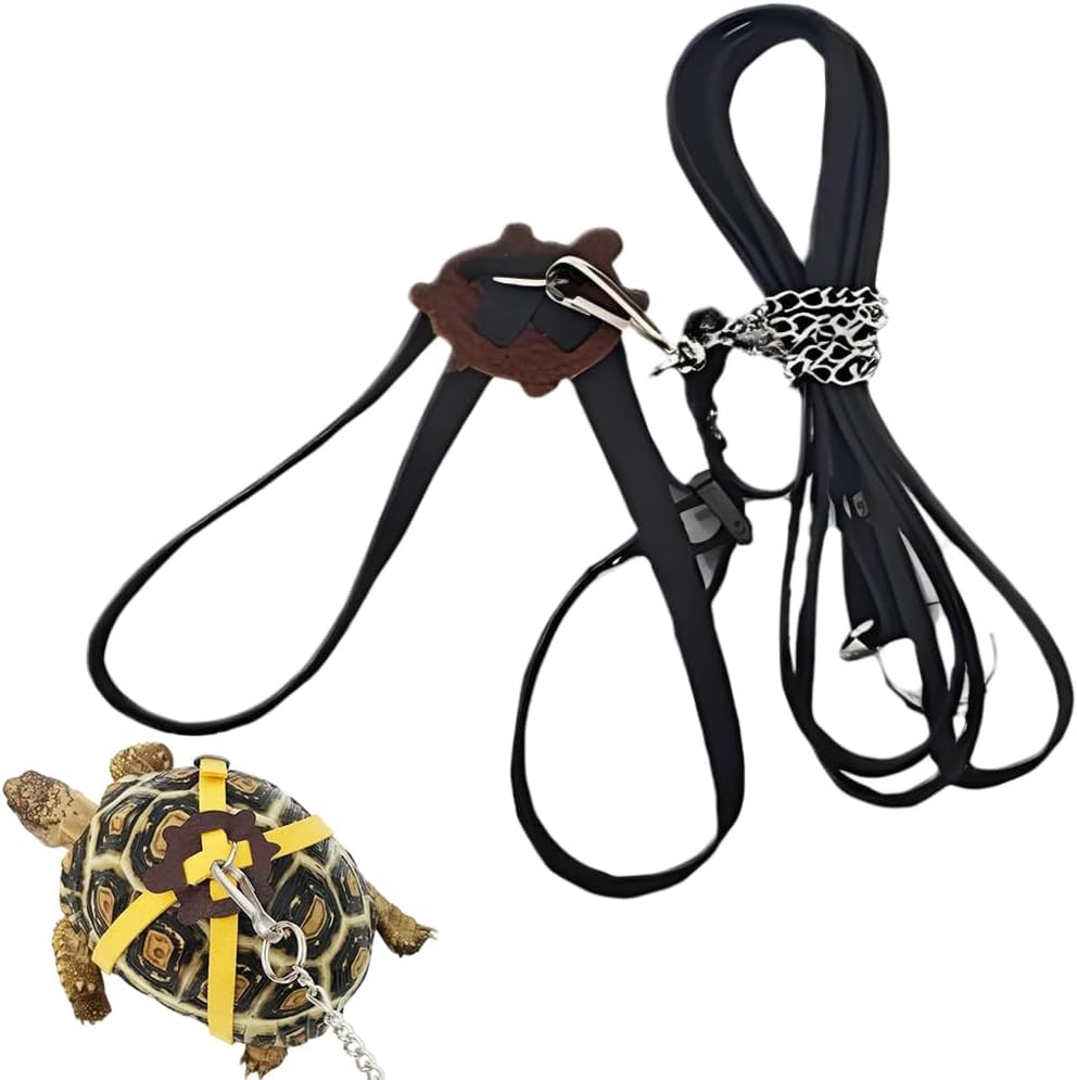Tortoise Leash，Adjustable Control Rope Turtle Leash and Harness Pet