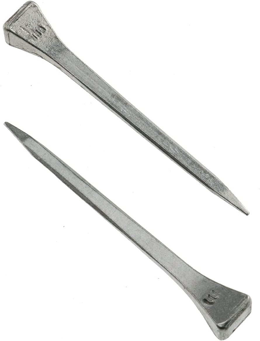 E-outstanding 50-Pack Low Carbon Steel 2.4 Inch E6 Horseshoe Nails