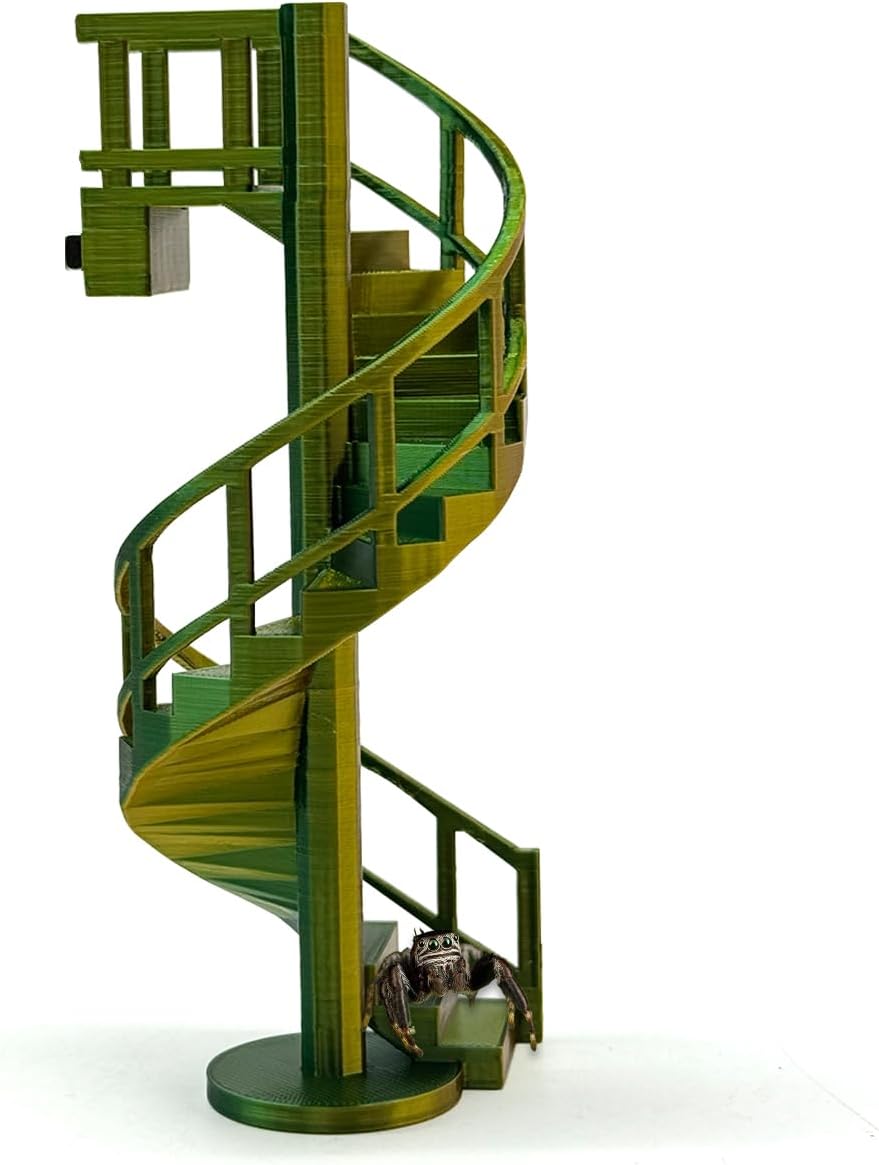 Jumping Spider Enclosure Accessories – Fun Spinning Stairs