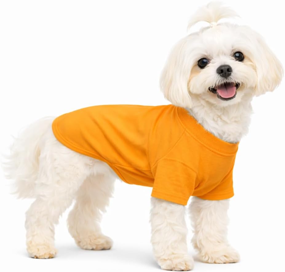 Lovelonglong Pet Clothing Dog Costumes Basic Blank T-Shirt Tee Shirts