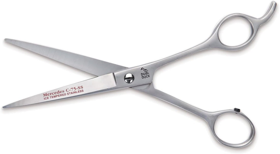 Dubl Duck Mercedes 14SC Pet Curved Shears, 7-1/2-Inch