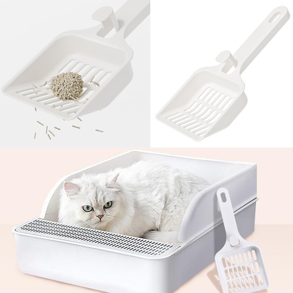 NentMent 2 Pack Cat Litter Scoop Non-Stick Cat Sifting Litter Scoop