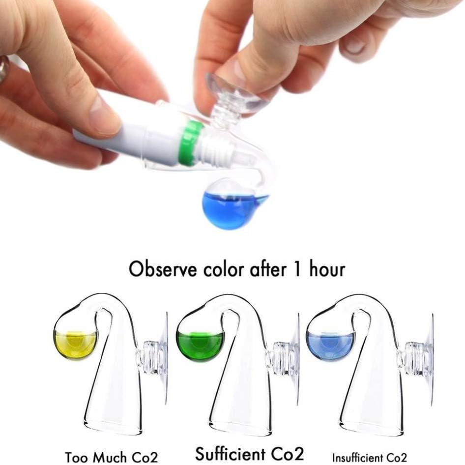 FZONE Aquatic CO2 Glass Drop Checker PH Momitor Test CO2 Kit Aquarium