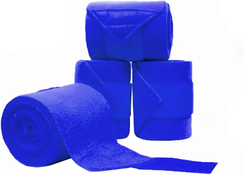 Horse Polo Leg Wraps Soft Fleece Wraps Equestrian Leg Bandage 4-Pack