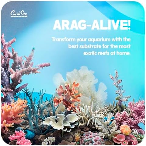 Carib Sea Arag-Alive Substrate Special Grade Reef Sand, 10 lb.