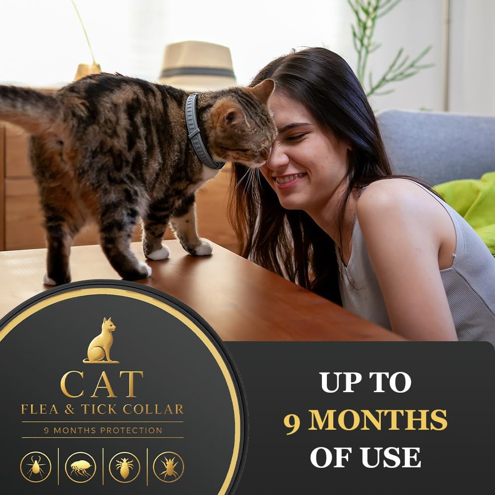 Flea Collar for Cats, Cat Flea Tick Collar, Tick Collar for Cats