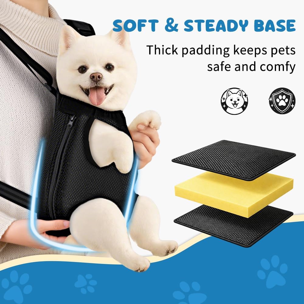 Mosago Dog Backpack Carrier, Front Chest Carrier for Small Dogs