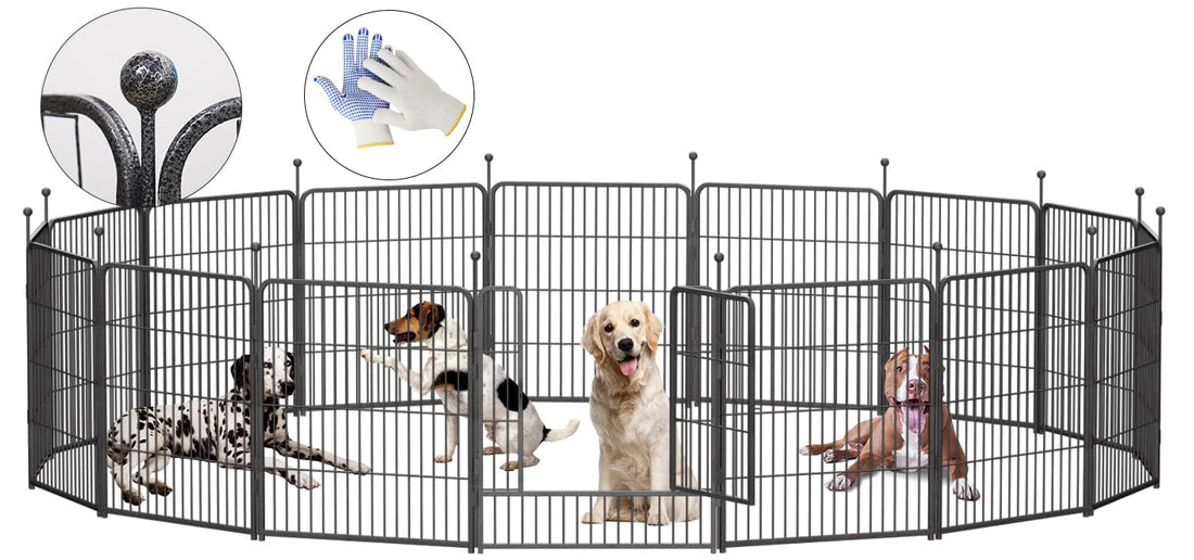 Dog Playpen,32/40/45 Inch Height in Heavy Duty
