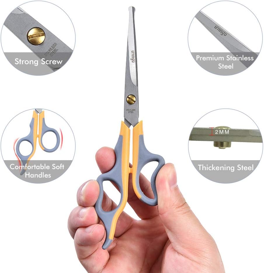LIVINGO Professional Pet Grooming Scissors for Cats & Dogs
