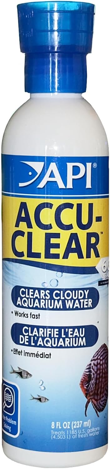 API ACCU-CLEAR Freshwater Aquarium Water Clarifier 8-Ounce Bottle