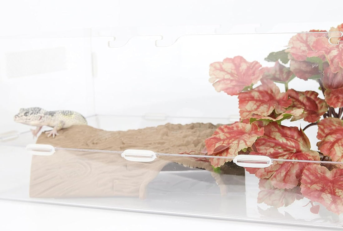 Reptile Fake Plants Terrarium Decor fit Snake Gecko Ball Python