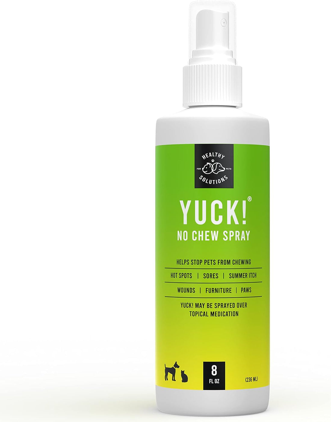 Healthy Solutions Bitter Spray for Dogs - No Chew Spray - 8 Oz