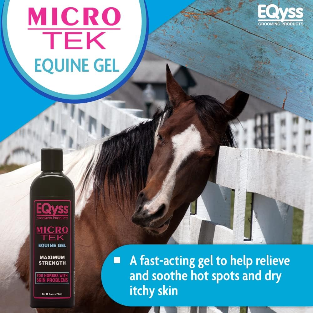 EQyss Micro-Tek Equine Itch Relief Gel - Soothes Irritated Skin