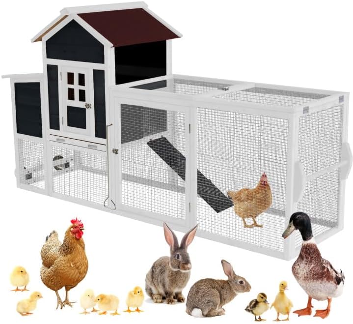 Chicken Coops for 1-2 Chickens with Wheels