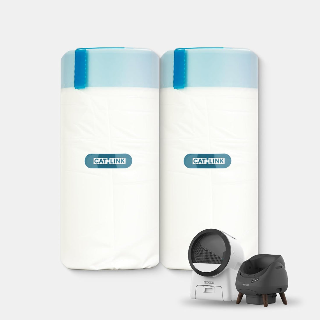 CATLINK 40 Pack Trash Bags for OPEN-X & SCOOPER ROBOT PRO