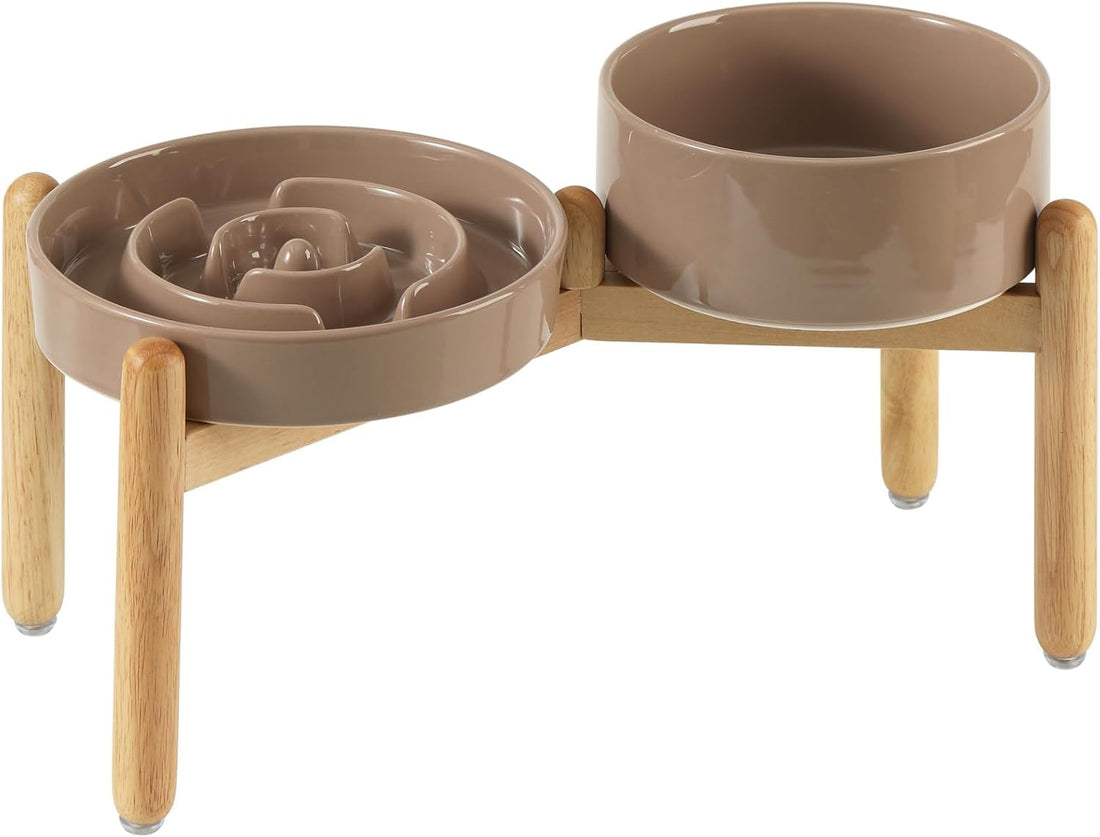 Havniva Elevated Slow Feeder Dog Bowls