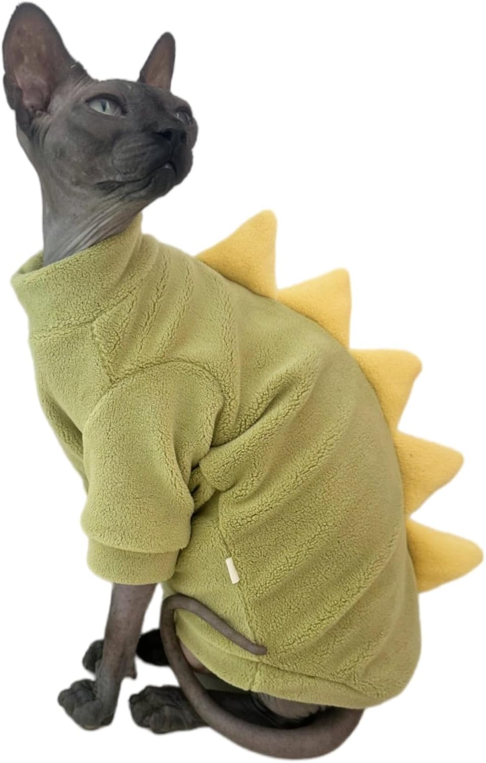 Sky Blue Dinosaur Sphynx Cat Clothes Sweater Hairless Cat Apparel