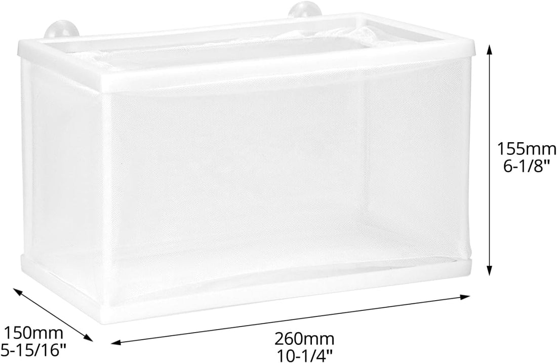 QWORK Fish Tank Breeder Net Mesh with Plastic Frame