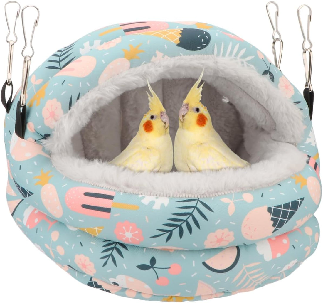 Bird Nest House Winter Warm Bird Bed for Cage