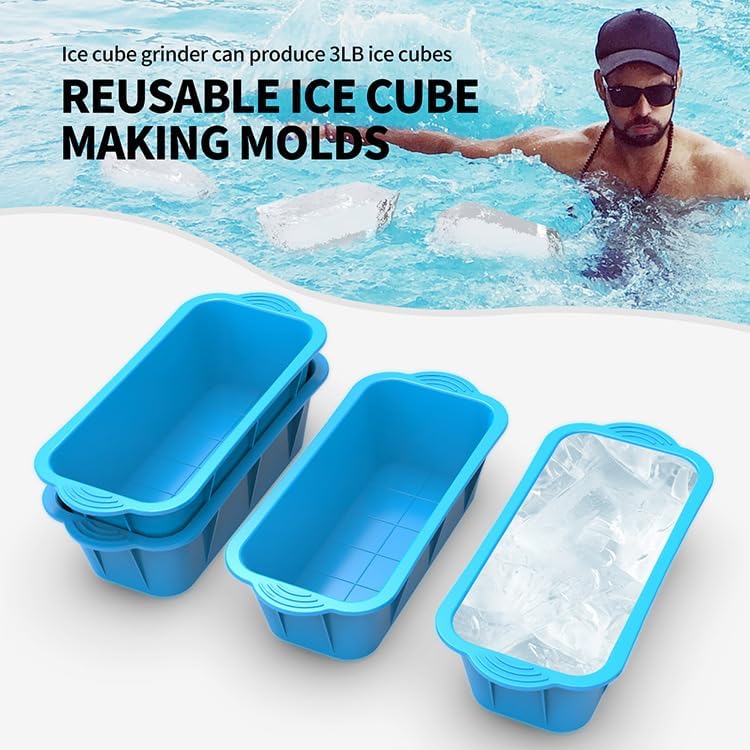 Extra Large Ice Block Mold for Ice Bath Water Chiller