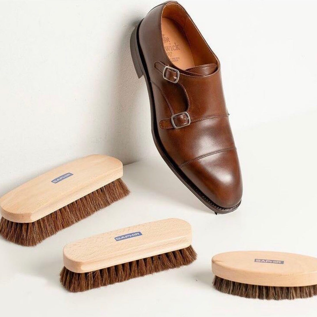 Saphir 8" Natural Horsehair Brush (21cm)