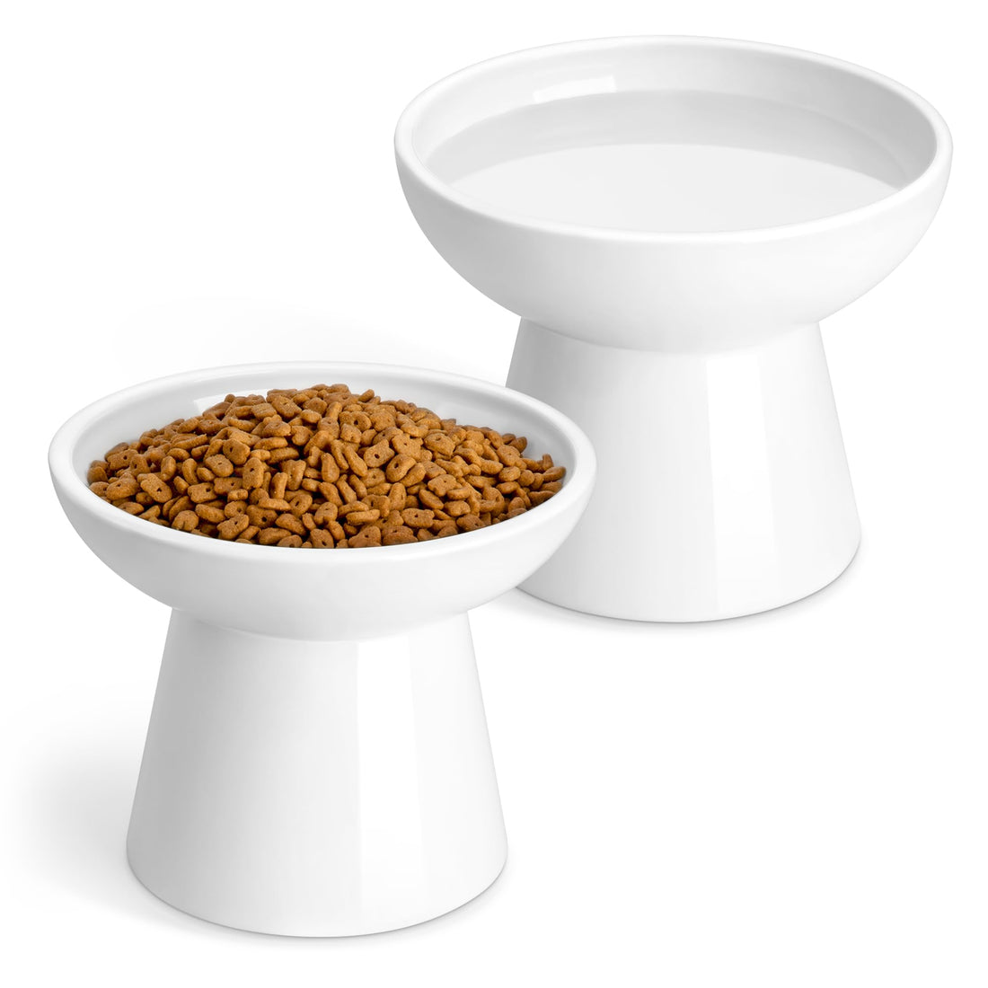 vancasso Extra Wide Elevated Cat Bowls 2-Pack