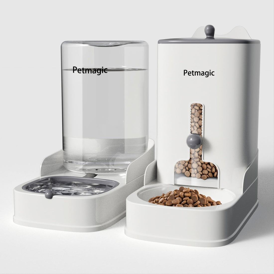 Gravity cat Feeder by Petmagic is a 3.6L Large-Capacity cat Food