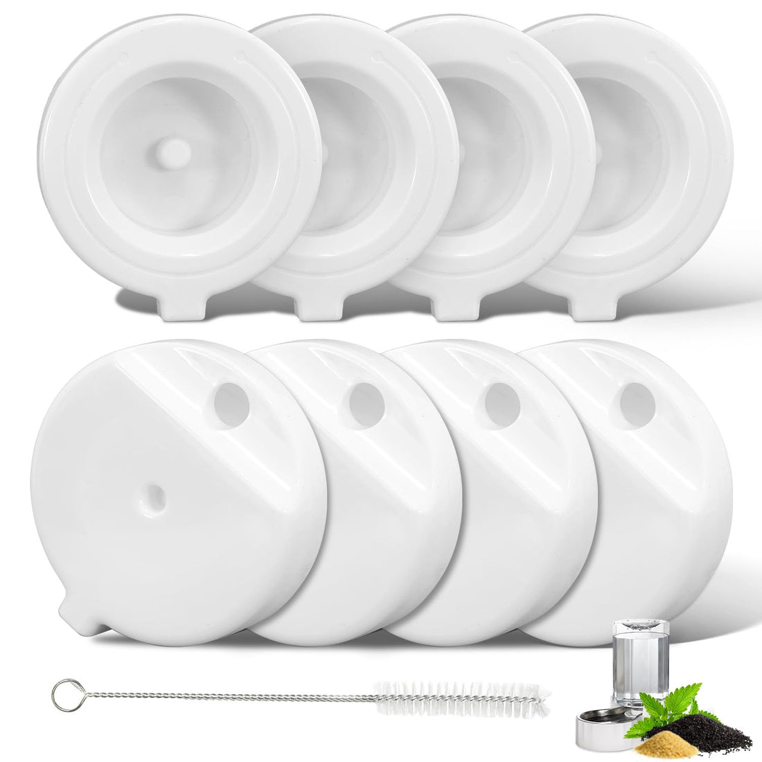 Baofum 8Pcs Gravity Pet Water Fountain Filters