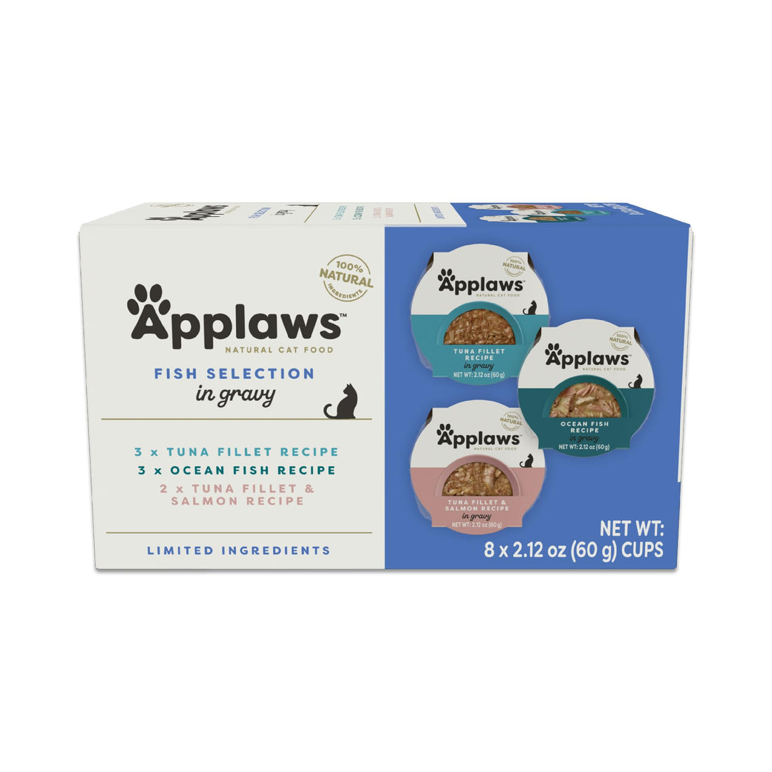 Applaws Natural Wet Cat Food in Gravy, Limited and Natural Ingredients