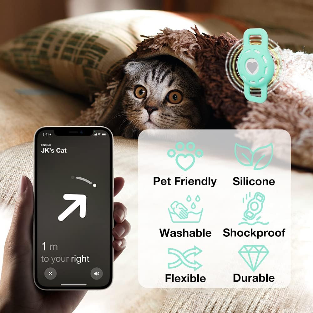 WHALEZON Cat Collar Holder for Airtag