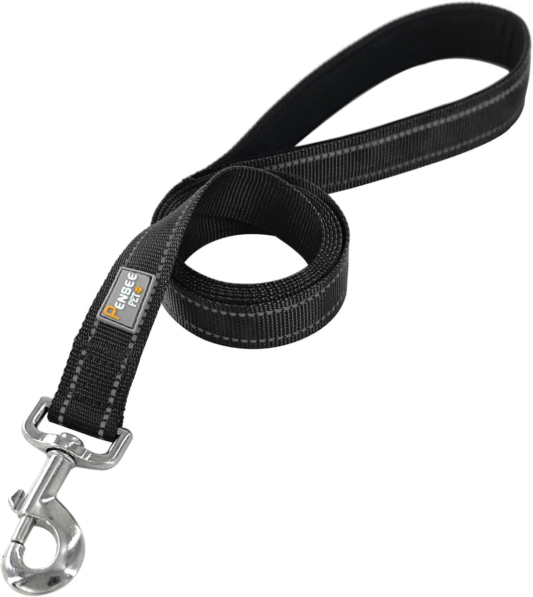 PenSeepet Dog Leash 6 FT Padded Handle Nylon Reflective Dogs Leashes