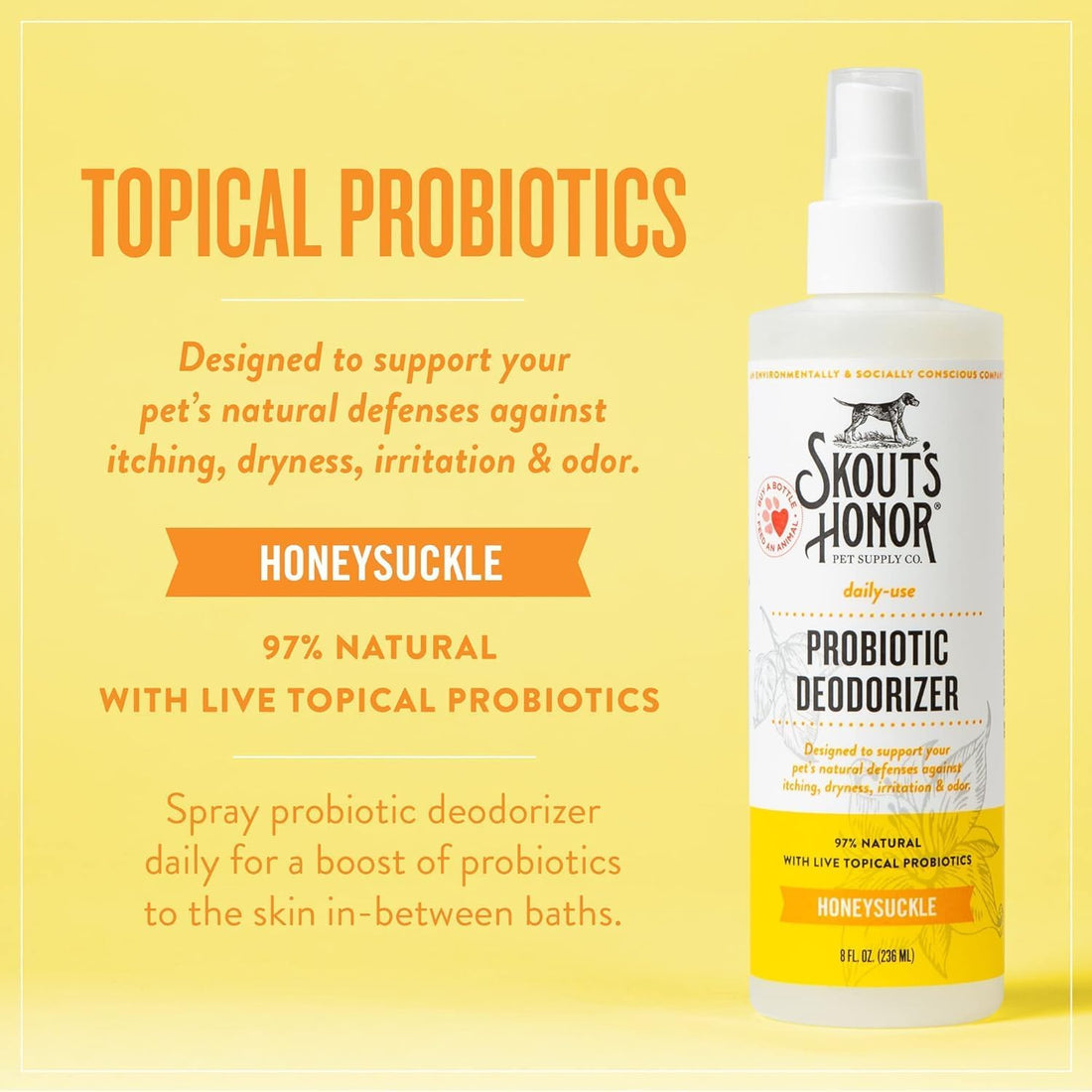 SKOUT'S HONOR Probiotic Grooming Essentials Bundle - Honeysuckle