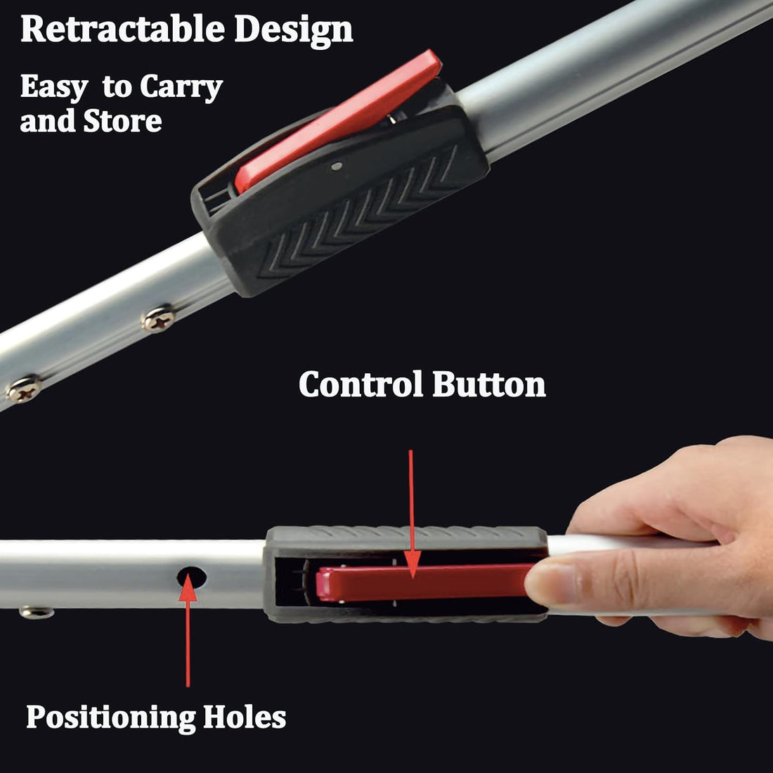 55''-87'' Telescopic Snake Grabber Tongs Professional Handling Tools